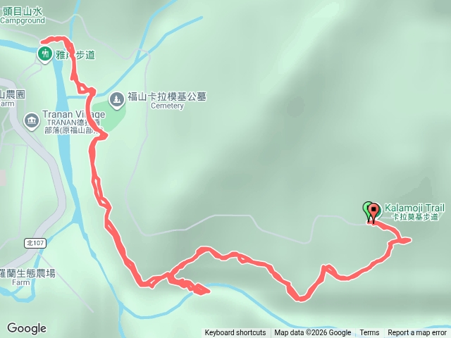 卡拉莫基步道--下切溪谷玩水預覽圖