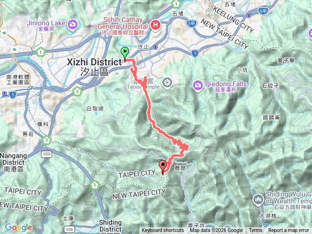 汐科火車站＞康誥坑溪賞櫻＞康誥坑山＞南港茶葉改良場預覽圖