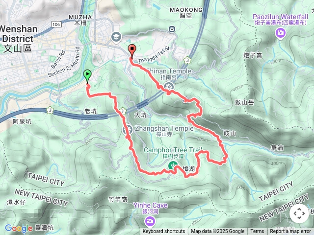 【任務一】2025臺北大縱走臺北大縱走第七段：世界山莊至飛龍步道政大後山202503282033