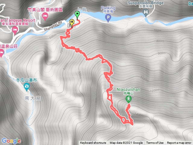上島（鳥嘴）山