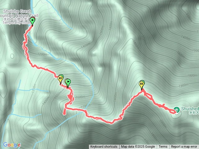 水社大山白石山上水社主峰