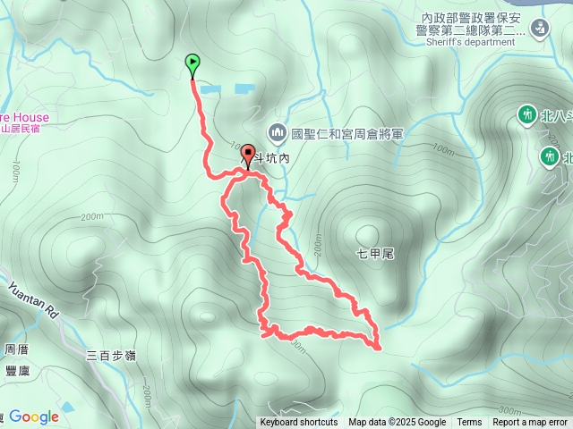 2025.11.08萬里核二廠八斗山保線路～八斗坑內古道～八斗山稜線新路～電塔027 ～八斗山保線路Q字行