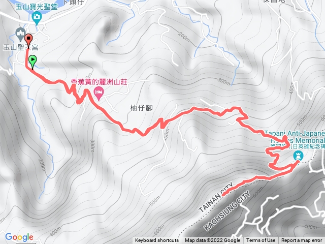 玉山寶光聖堂走紀念碑.烏山