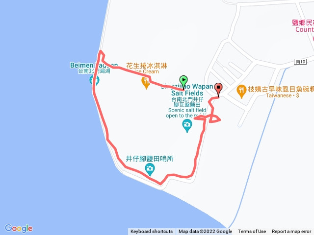 台南北門井仔 腳瓦盤鹽田