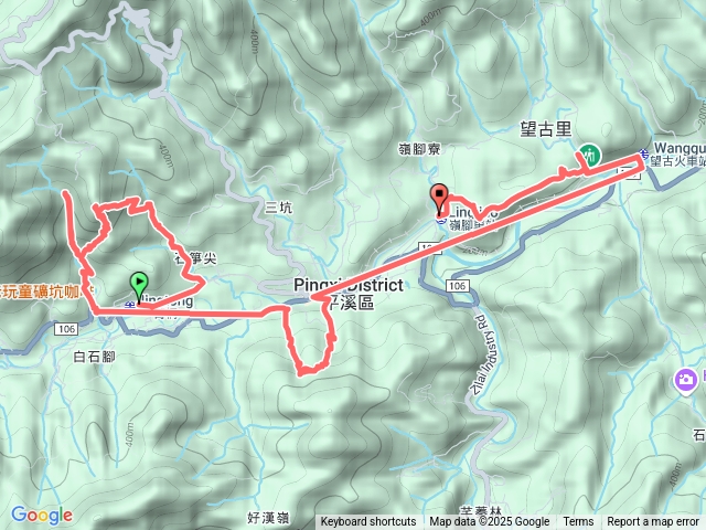 微笑山線-五分山系-菁桐-小黃山-望谷段