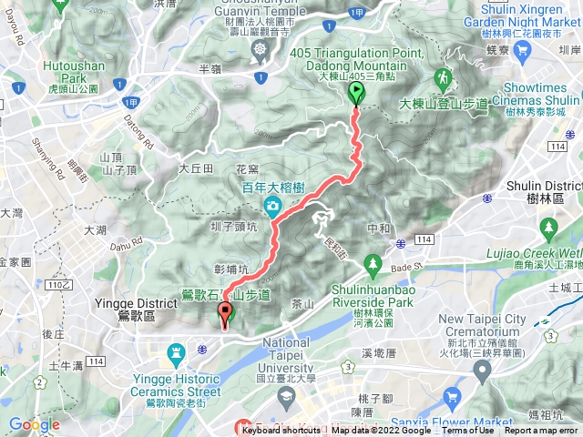 大棟山、光明山稜線、鶯歌石