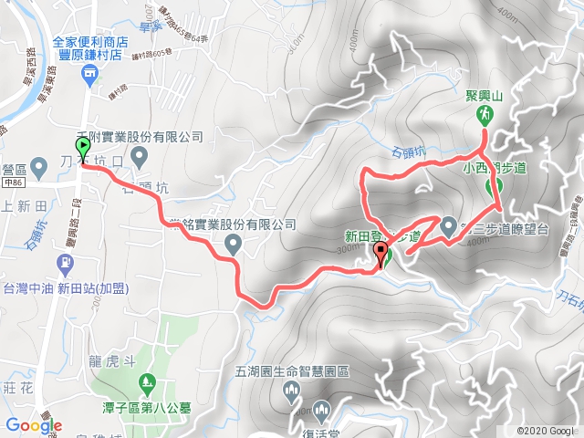 聚興山(小百岳#40)Ｏ型路線【一號步道→三號步道】