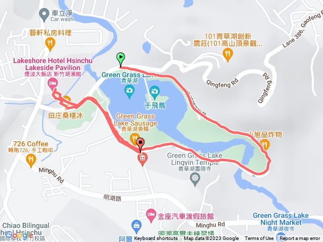 6月4日青草湖健走