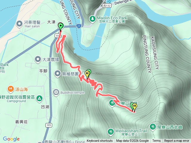 尾寮山登山步道預覽圖