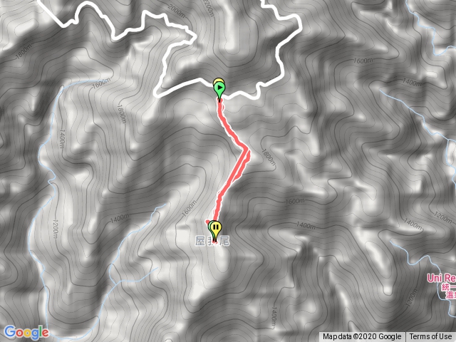 1091122-屋我尾山（大雪山林道登山口）