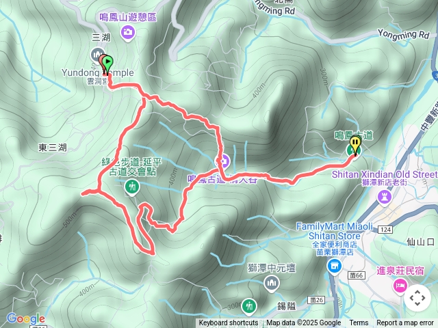 苗栗縣獅潭鄉鳴鳳古道O型縱走