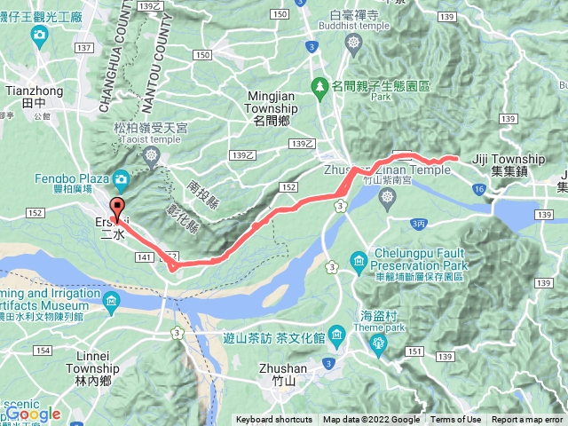 二水自行車集集綠色隧道