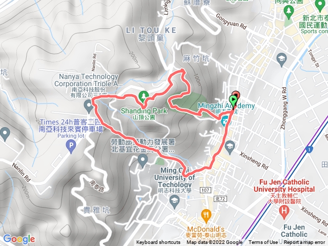 崎頭-瓊仔湖-義學坑-O型走