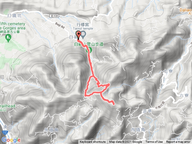 白雞山連走雞罩山