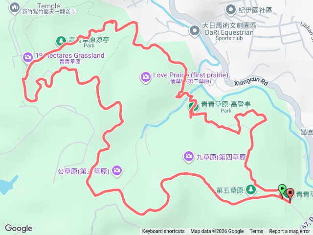 新竹 香山 青青草原步道預覽圖
