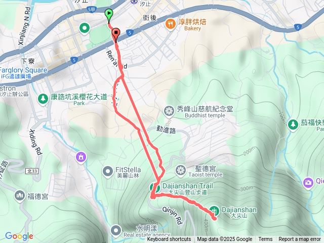 汐止大尖山來回