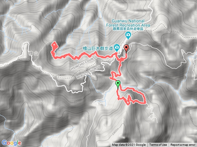 觀霧山莊_榛山步道+檜山巨木群