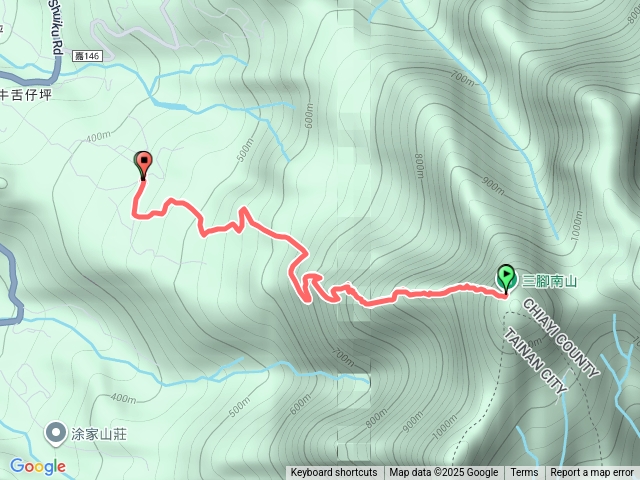 2025.12.16三腳南山-穿雨鞋帶手套，末段300米攀爬