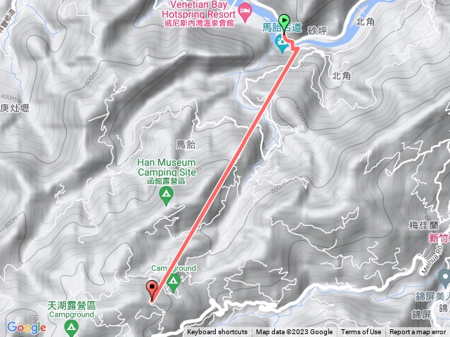 怡然自得營區到內灣老街