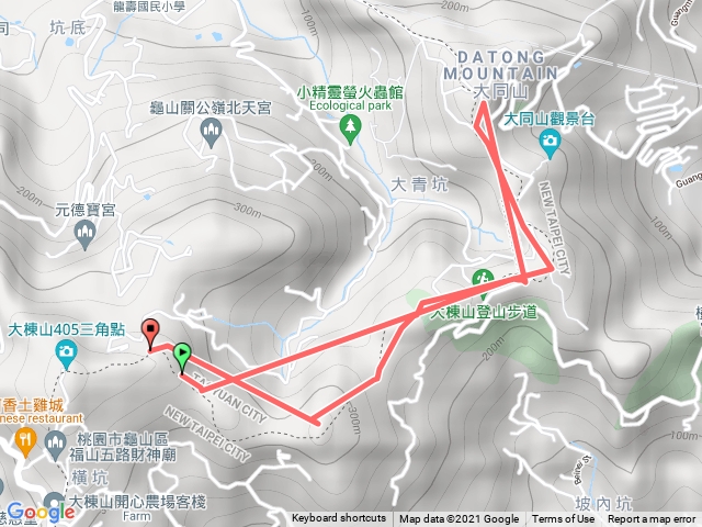 20211005大棟山405三角點-大同山