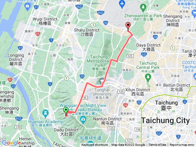大肚旗開得勝步道一部分環保公園南步道