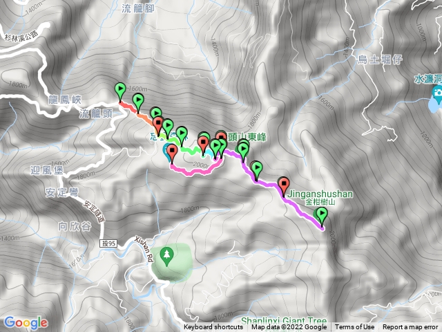 金柑樹山下忘憂森林（途經嶺頭山/嶺頭山東峰/金柑樹山（