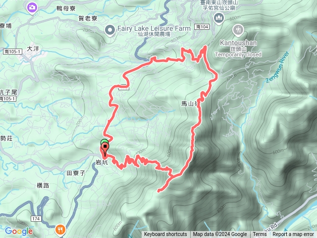 2024-11-17 [台南東山] 碧蓮寺登水根崙山 三尖山 二尖山 一尖山 馬山嶺下崁馬鞍部O型預覽圖