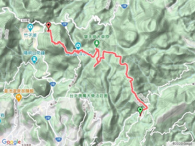 陽明山東段縱走（五連峰）