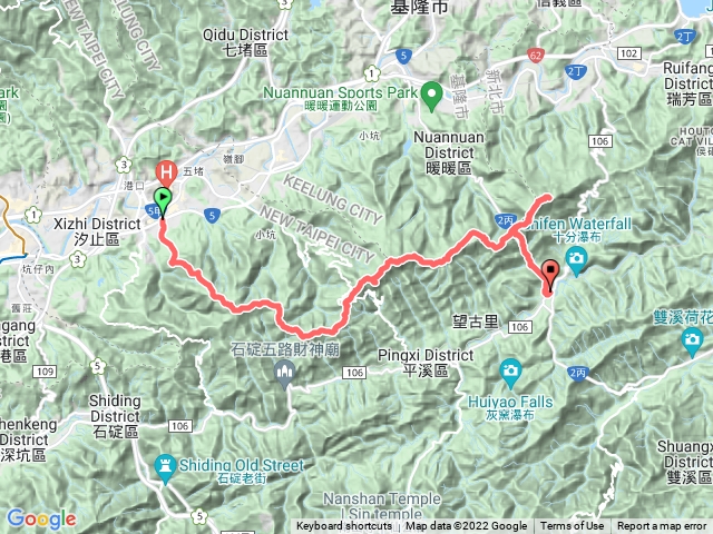 五四縱走 汐止秀峰路進 十分出