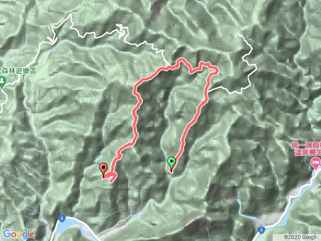 稍來山西南稜+橫嶺山白冷山O型