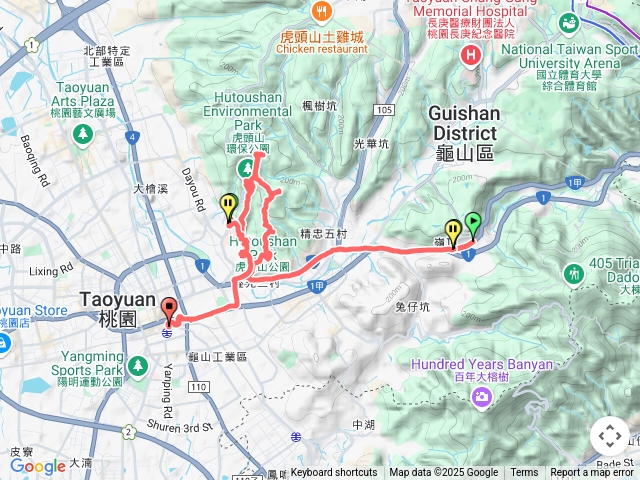 1140530🍀三三山徒步環島@3（壽山巖-虎頭山-桃園神社⛩️-桃園火車站）