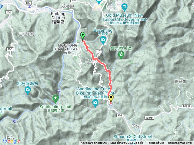 侯硐車站至牡丹車站