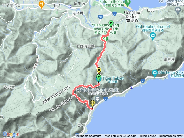 草嶺古道-灣坑頭山-大里車站