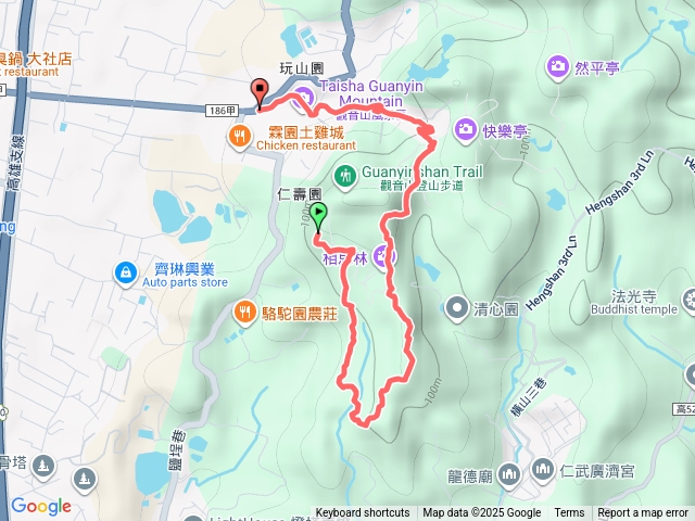大社觀音山鹽埕巷-長野山-快樂亭-環保公園