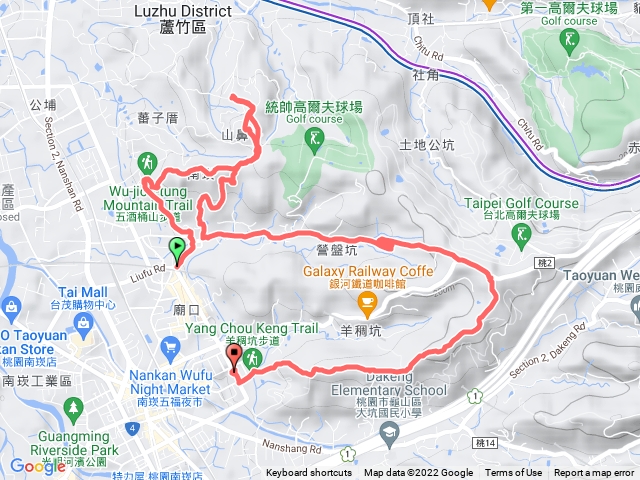 五酒桶山-山鼻山步道-營盤坑-羊稠坑