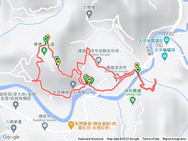 楓仔林步道、草嶺觀景步道