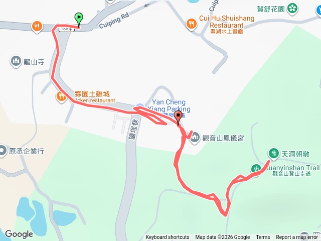 觀音山基點階梯路線預覽圖