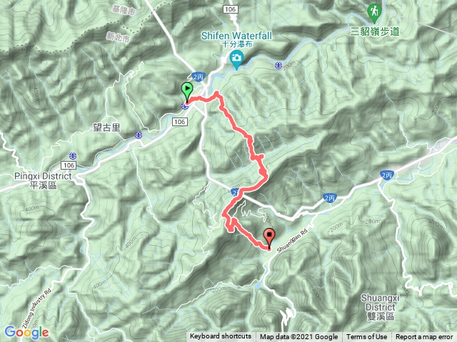 淡蘭中路十份至柑腳.千階嶺.平湖步道.大坑山陵線步道.下內平林步道