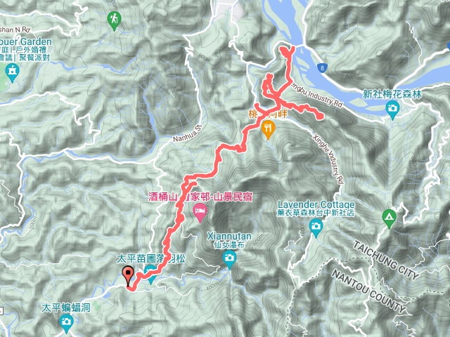 20210710台中新社中和山、中和下山、抽藤坑山、抽藤坑北山、太平大崩山