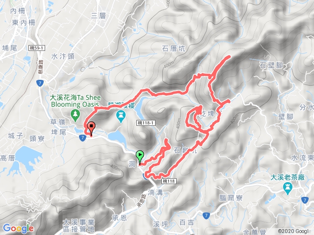 2018-08-26 百吉林蔭步道-石龜坑山-白石埤-白石山-草嶺山-慈湖