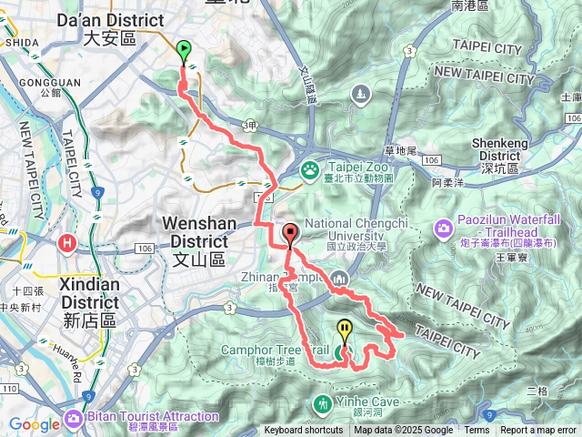 2025.12.06 臺北大縱走第七段(麟光>貓空>政大)