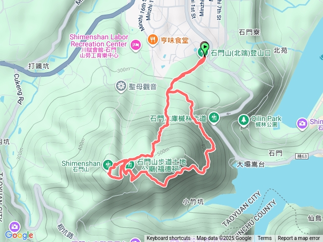 桃園－臺灣百大必訪步道桃園石門山步道