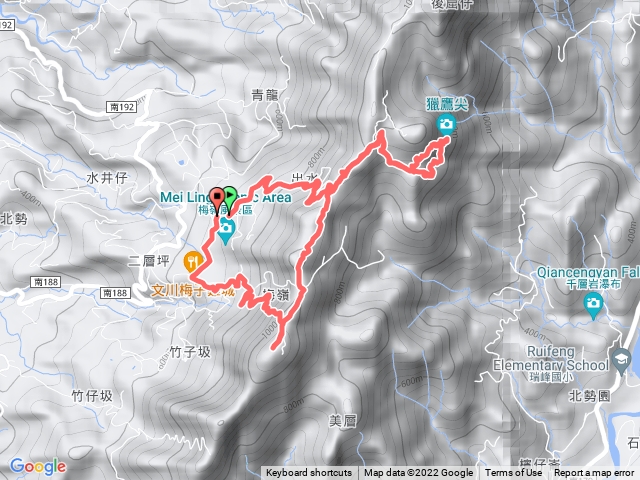 獵鷹尖、竹子尖山