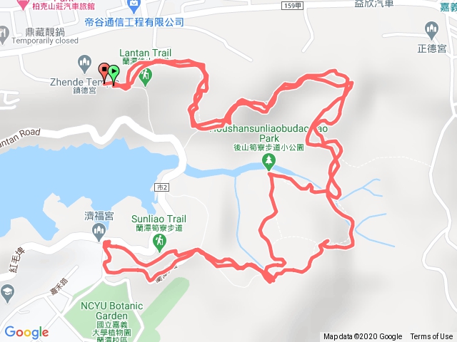 蘭潭後山步道健走