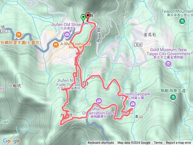 20241018 小金瓜山區隨意健行(隔頂.金仔山步道.小金瓜露頭.102公路)預覽圖