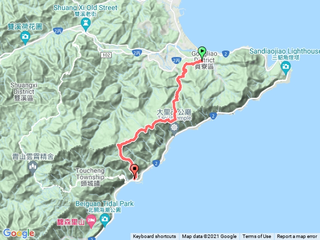 草嶺古道（福隆-大溪）