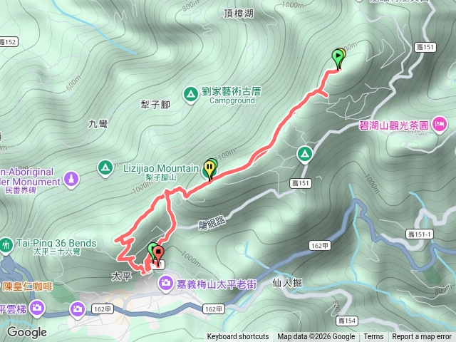 太平梨子腳馬鞍三山（三元宮起登）預覽圖
