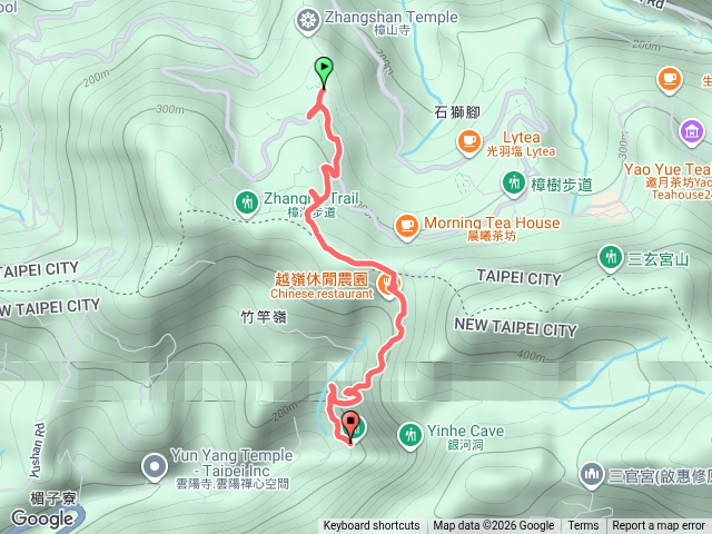 樟湖步道接銀河路