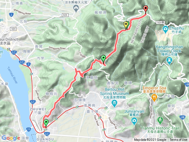 大縱走第一段20210107