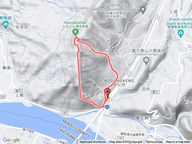 火炎山O型環線